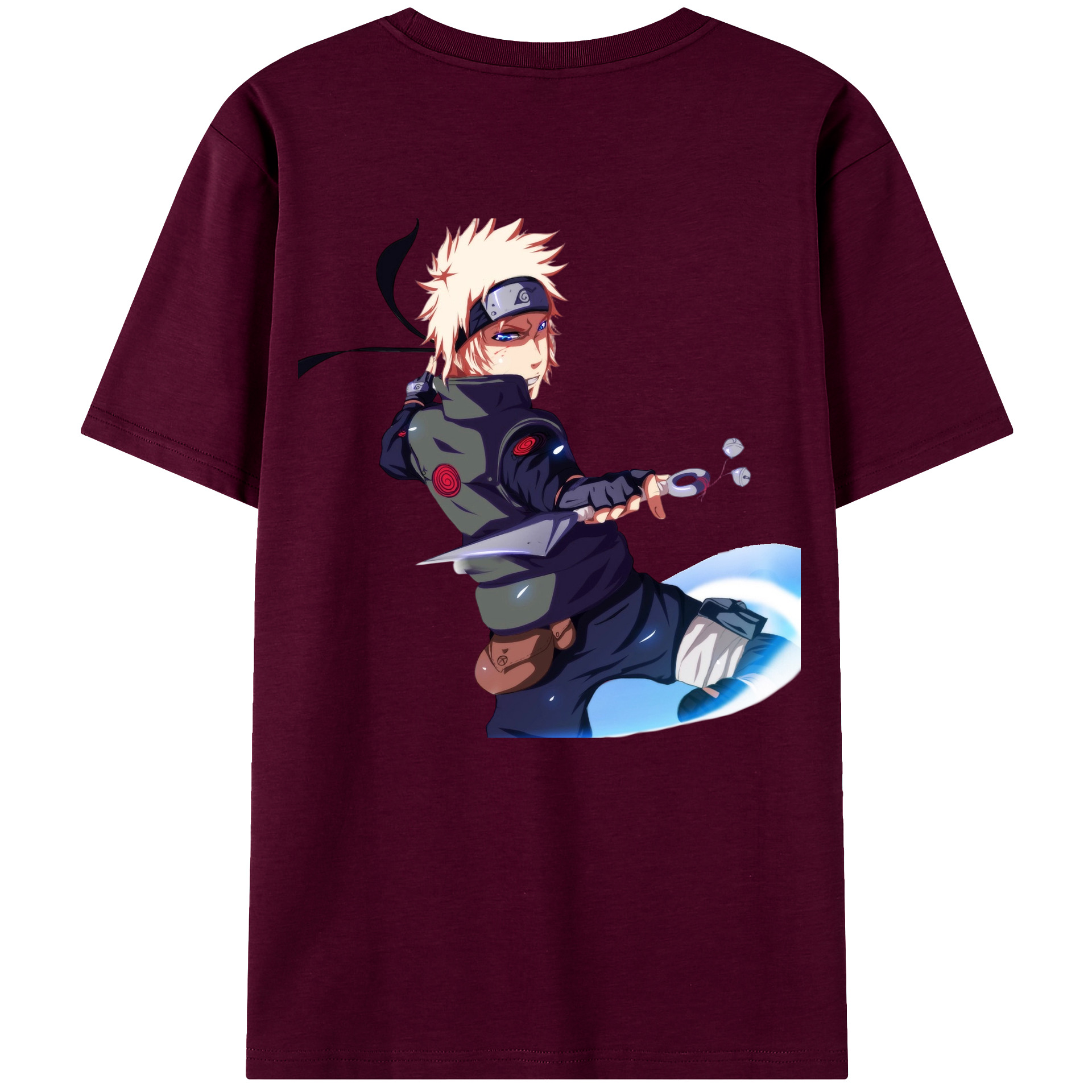 （画像用） NARUTO -ナルト- 波風 ミナト Namikaze Minato レディース半袖Tシャツ(バックプリント)